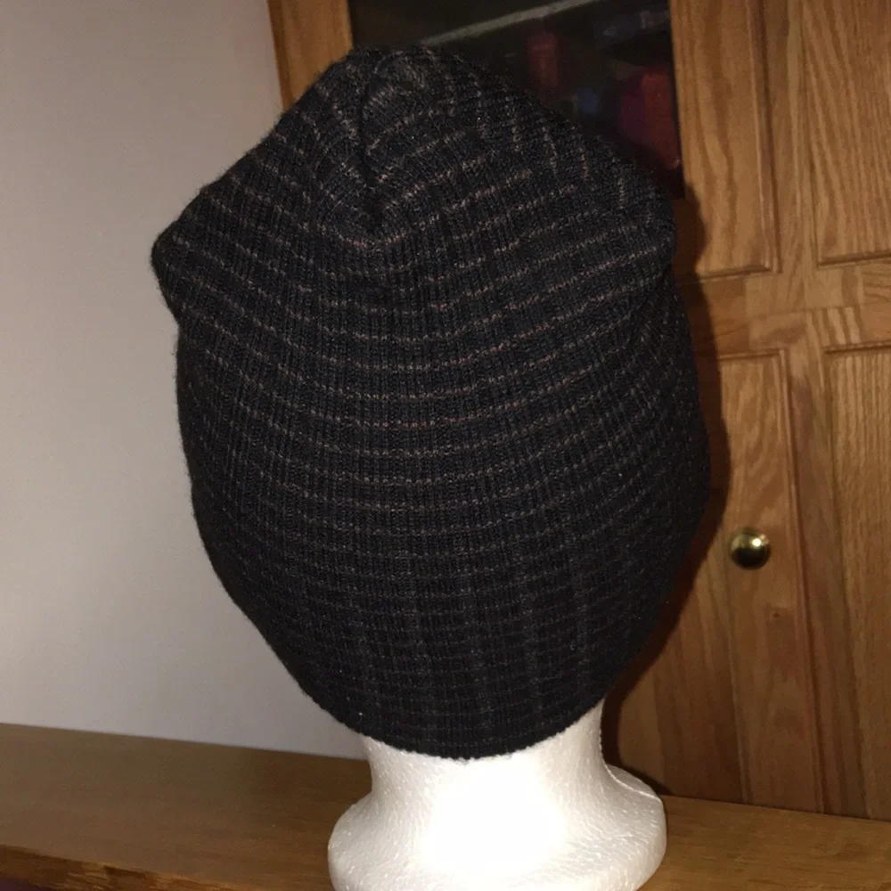 Vintage 90s PRADA Sport ribbed knitted beanie hat unisex